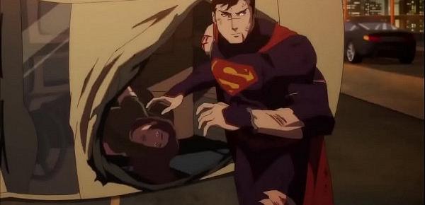  JL vs Doomsday [the fall of the kryptonian]